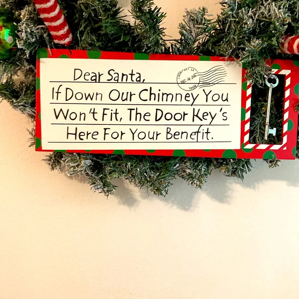 🎄Note to Santa Wreath